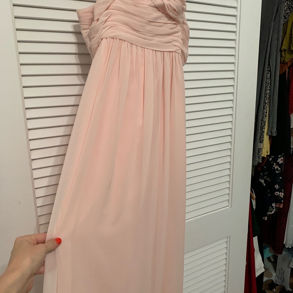 Bill Levkoff pink bridesmaid dress- size 8